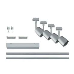 Paulmann URail Cover Set, 4 spots, 2xrail krom