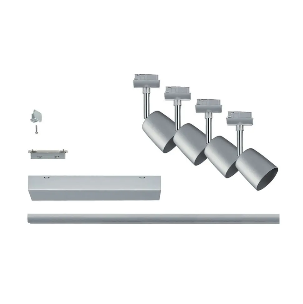 Paulmann URail Cover Set, 3 spots, track, krom