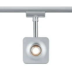 Paulmann URail Cube LED-spot, dæmpes 2.700 K krom