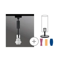 Paulmann URail 2Easy Basic hængelampe, mat sort