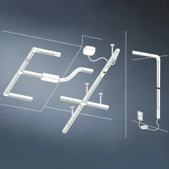 Paulmann URail End Cap LED-slutstykke, mat krom