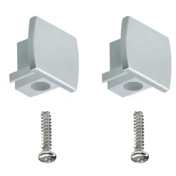 Paulmann URail endekappe 2er sæt krom mat