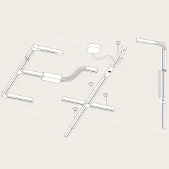 Paulmann URail Flex II forbindelse, mat krom