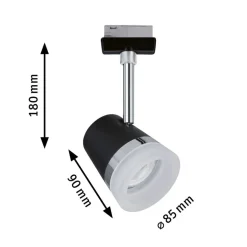 Paulmann URail GU10-spot Cone sort, dæmpbar