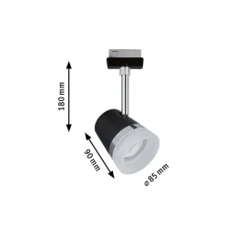 Paulmann URail GU10-spot Cone sort, dæmpbar
