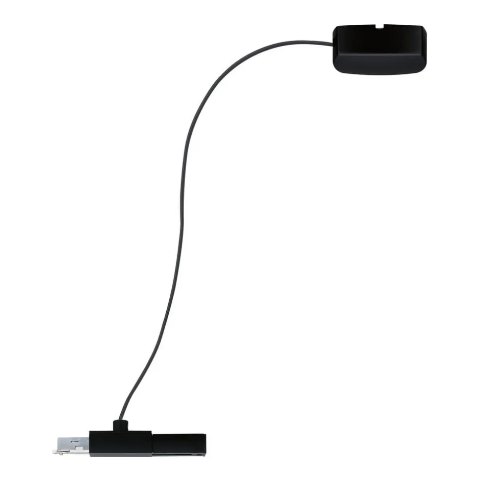 Paulmann URail kabelindføring, sort mat, 2 m