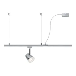 Paulmann URail kabelindføring, krom mat, 2 m