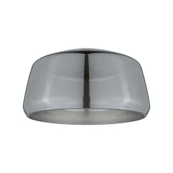 Paulmann URail lampeskærm Neila 2Easy, Ø 23 cm, røget glas