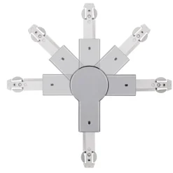 Paulmann URail ledkonnektor, mat krom