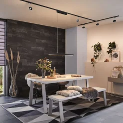 Paulmann URail Lento LED-pendel ZigBee CCT sort