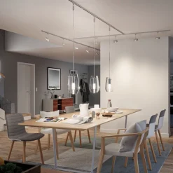 Paulmann URail L-konnektor, mat krom