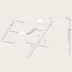 Paulmann URail L-tilkobling stiv, mat sort