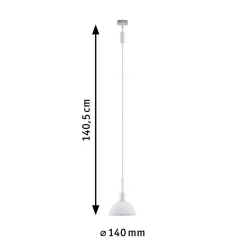 Paulmann URail pendel Sarrasani, hvid/opal