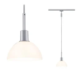 Paulmann URail pendel Sarrasani, mat krom/opal