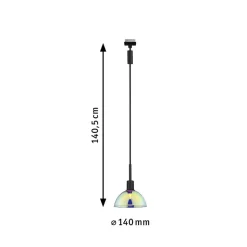 Paulmann URail pendel Sarrasani, sort/dikroisk
