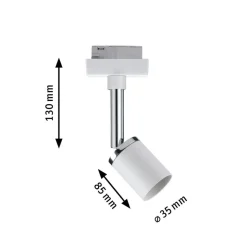Paulmann URail Pure II spot, hvidt