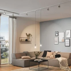 Paulmann URail skinne, hvid, længde 100 cm, aluminium