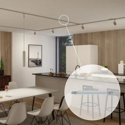 Paulmann URail skinneadapter Zigbee Dæmp/Switch krom mat