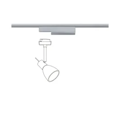 Paulmann URail skinneadapter Zigbee 3.0, krom mat