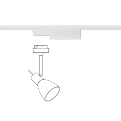 Paulmann URail skinneadapter, ZigBee, hvid
