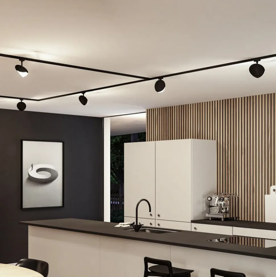 Paulmann URail skinnespot Alejandro sort 4.000K dæmpbar