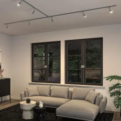 Paulmann URail skinnespot Salt, krom mat, GU10