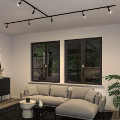 Paulmann URail skinnespot Salt, sort mat, GU10