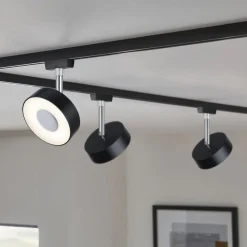 Paulmann URail Spot Circle sort dæmpbar 2.700 K