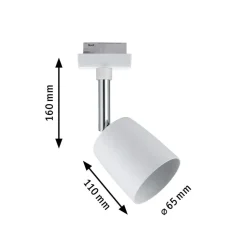 Paulmann URail Spot Cover, hvid, GU10