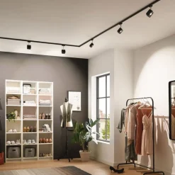 Paulmann URail spot Cube sort dæmpbar 4.000 K