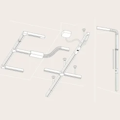 Paulmann URail systemskinne, 50 cm, sort mat