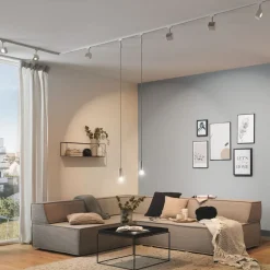 Paulmann URail-skinne, hvid, længde 50 cm, aluminium