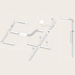 Paulmann URail-skinne, hvid, længde 50 cm, aluminium