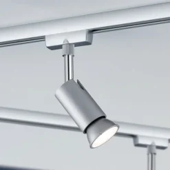 Paulmann URail-skinnespot Pure I, krom mat, GU10, metal