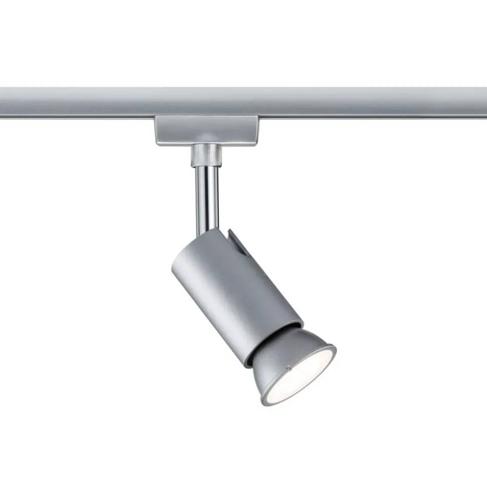Paulmann URail-skinnespot Pure I, krom mat, GU10, metal