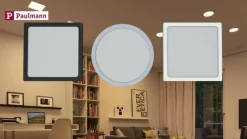 Paulmann Veluna Edge IP44 4.000K dimm Ø 16cm