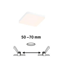 Paulmann Veluna Edge IP44 3000K dimm 9x9cm