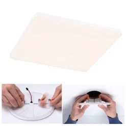 Paulmann Veluna Edge IP44 3000K dimm 20x20cm