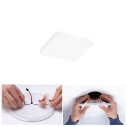 Paulmann Veluna Edge LED indbygget IP44 4000K 9x9cm