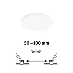 Paulmann Veluna Edge LED indbygget IP44 4.000K Ø 12cm