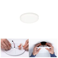 Paulmann Veluna LED-indbygningslampe 4.000K Ø7,5cm