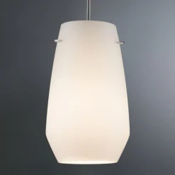 Paulmann Vento lampeskærm, hvid, Ø 17 cm, glas