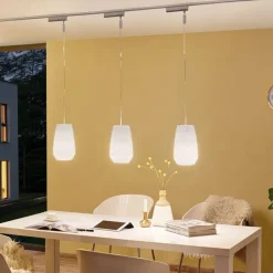 Paulmann Vento lampeskærm, hvid, Ø 17 cm, glas