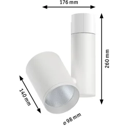 Paulmann Zeuz URail Spot 4.000K 15° hvid mat