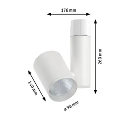 Paulmann Zeuz URail Spot 4.000K 15° hvid mat