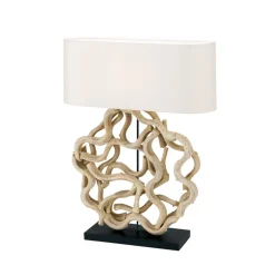 Peggy bordlampe, dekorativ træfod