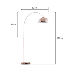 Pelin buet gulvlampe