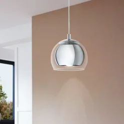 Pendel Rocamar 1-lys i krom