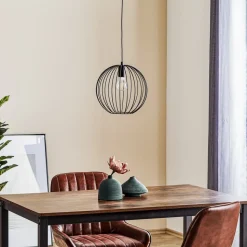 Pendellampe Cumera med burskærm, Ø 30 cm