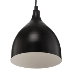 Pendellampe Nanu i metal, sort, 2 lyskilder